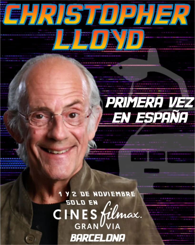 Celebración del 40 Aniversario de ‘Regreso al Futuro’ con Christopher Lloyd en Barcelona
