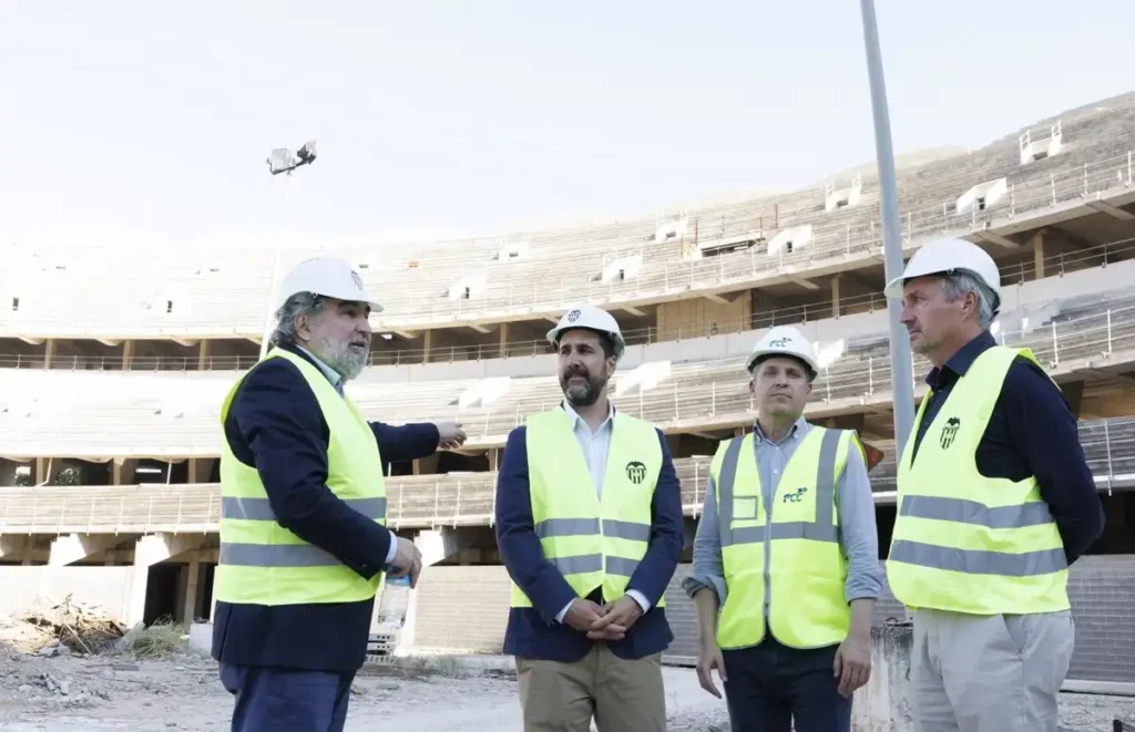 Cortes de tráfico en Cortes Valencianas por obras del Nou Mestalla: impacto, cronograma y sostenibilidad
