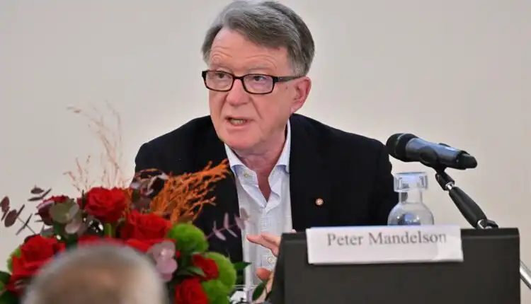 Investigación en curso sobre el exembajador británico Peter Mandelson