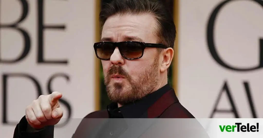 Ricky Gervais y su inesperada reacción en los Globos de Oro 2026